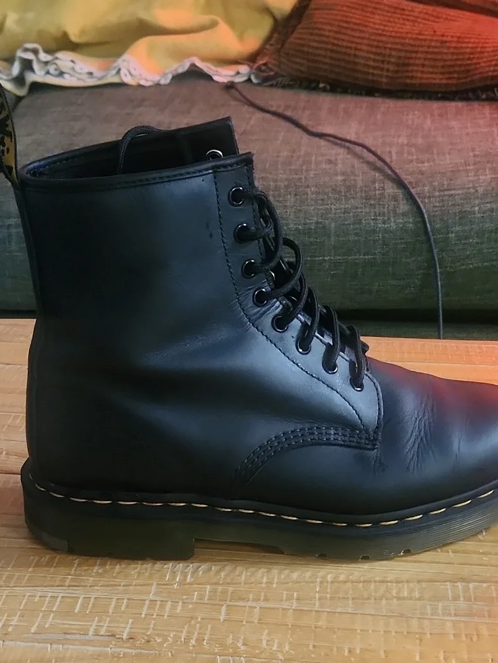 Dr. Martens 1460 SR - Black Leather Lace Up Boot – Men's Size 11 US/10 UK/ 44 EU